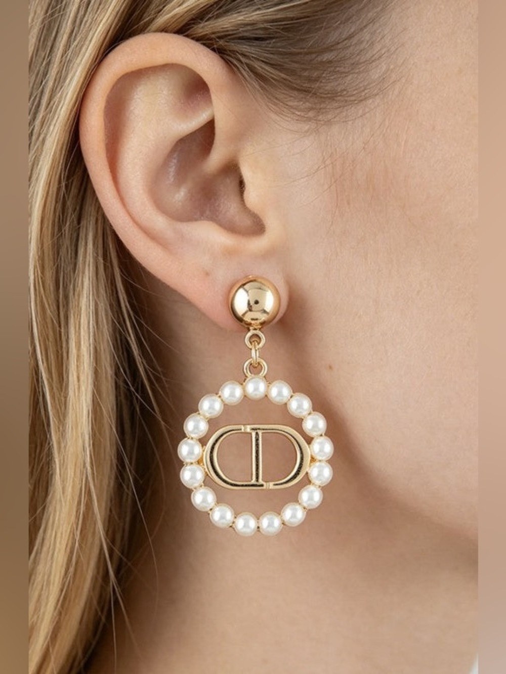 #150 Pearl Mariner Drop earrings